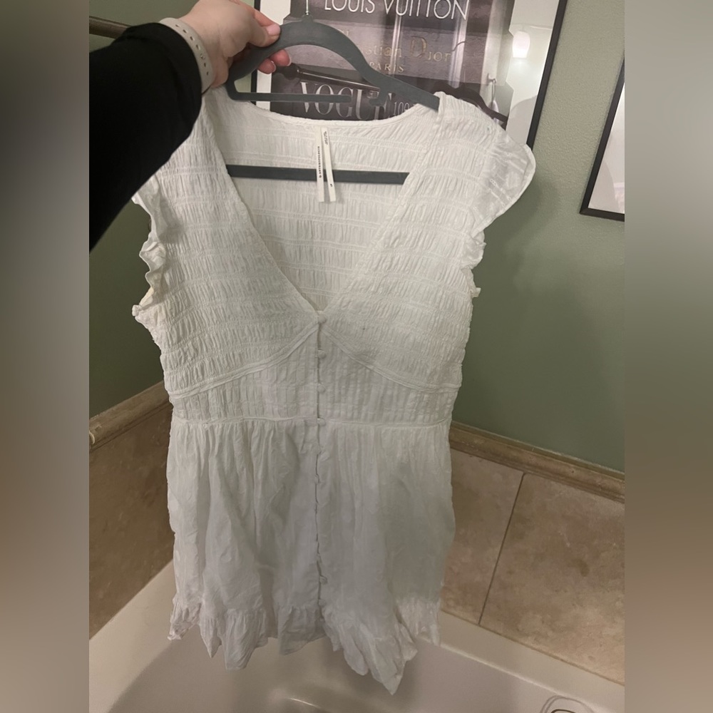 Anthropologie Petite White dress!